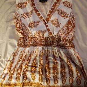 Bohemian Tank Top Size Small